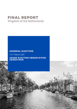 Final Report General Election