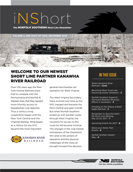 NORFOLK SOUTHERN Short Line Newsletter