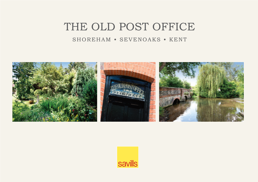 The Old Post Office Shoreham • Sevenoaks • Kent