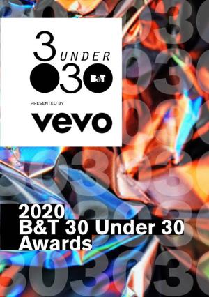 2020 B&T 30 Under 30 Awards