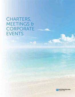 Charters, Meetings & Corporate Events