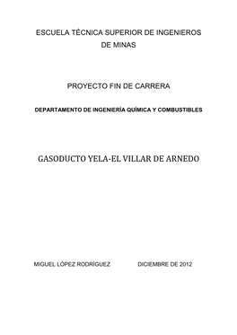 Gasoducto Yela-El Villar De Arnedo