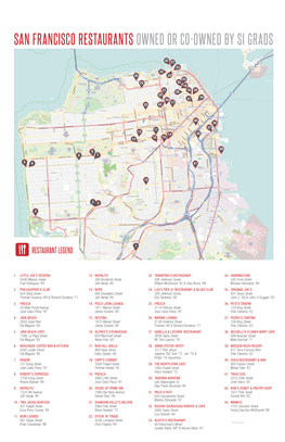 San Francisco Restaurants Owned Or Co-Owned by SI Grads