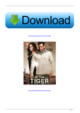 Free Download Janiya from Ek Tha Tiger