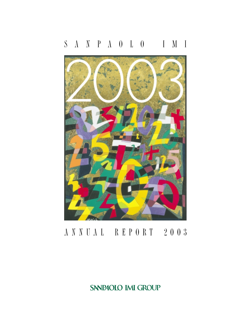 S a N P a O L O I M I Annual Report 2003
