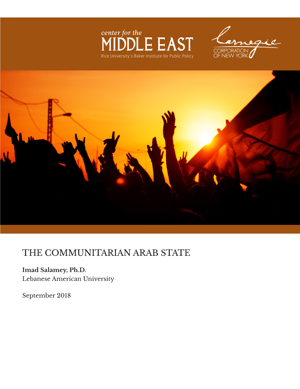 The Communitarian Arab State