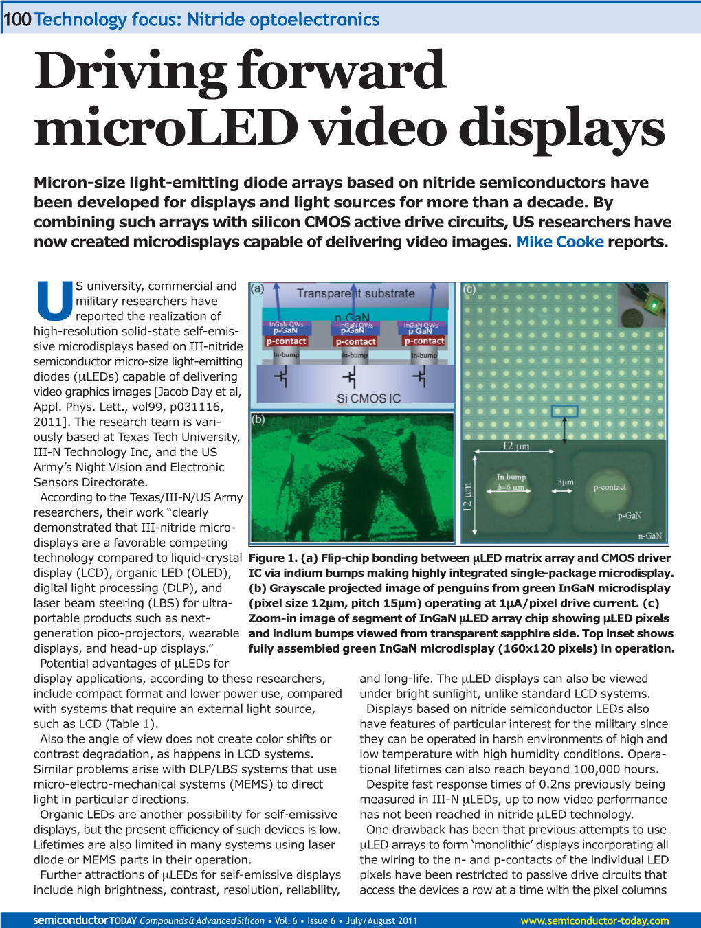 Driving Forward Microled Video Displays