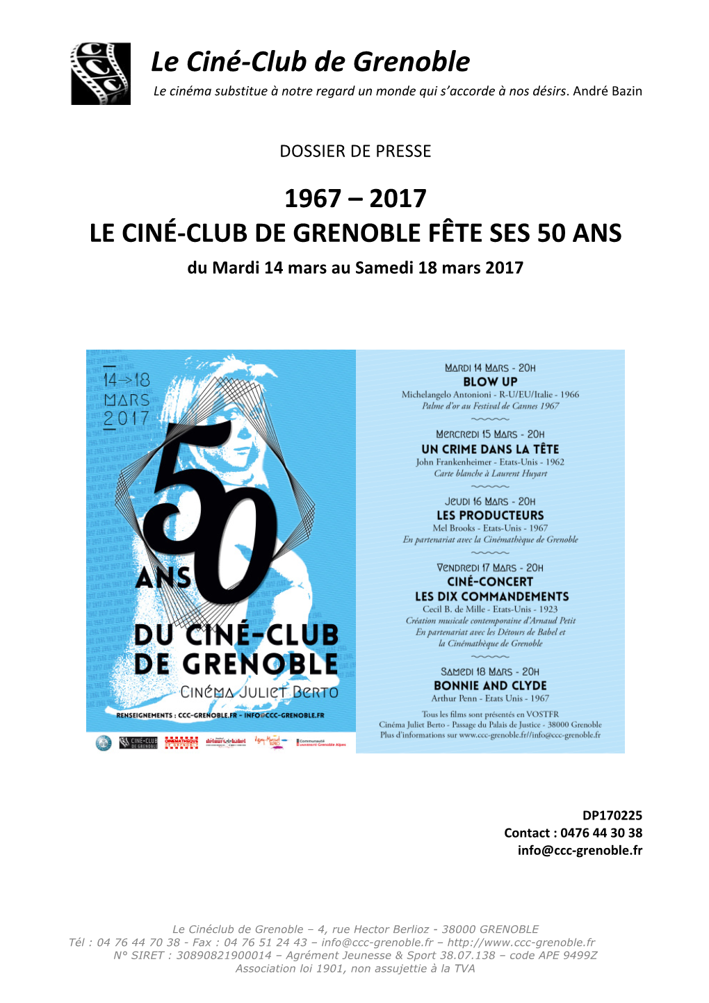 Le Ciné-‐Club De Grenoble