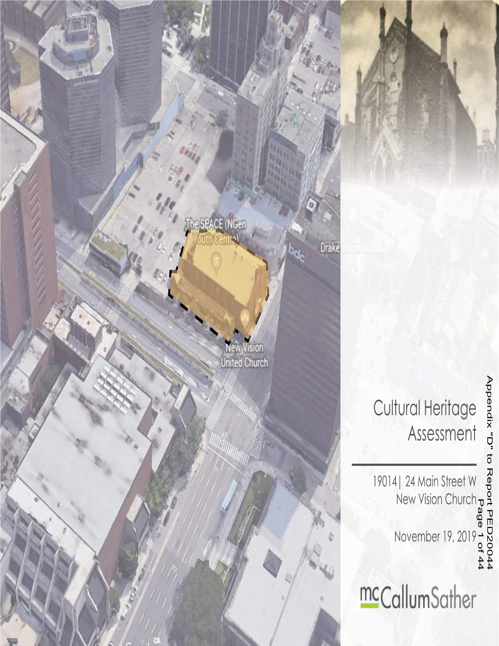 Cultural Heritage Assessment "D" to Report 19014| 24 Main Street W