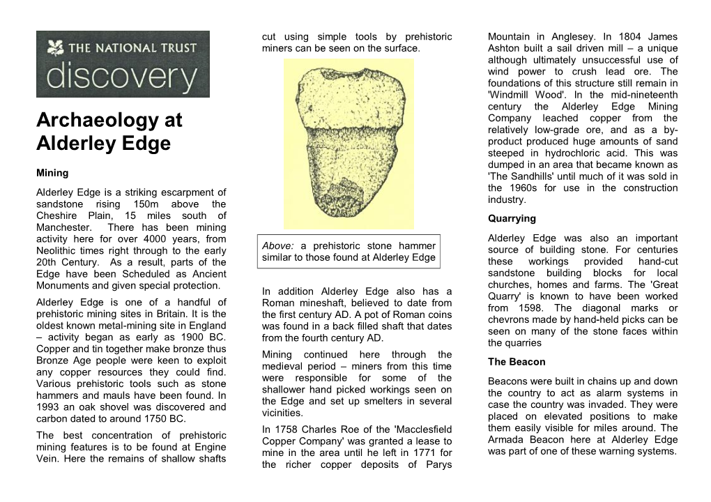 Archaeology Leaflet