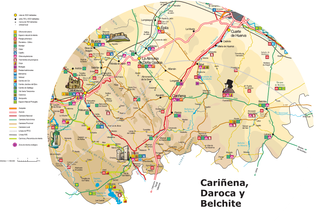 Cariñena, Daroca Y Belchite