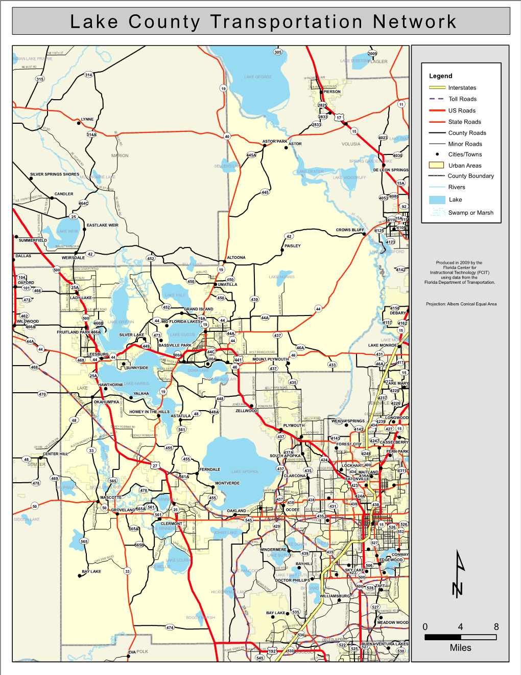 Lake County Transportation Network