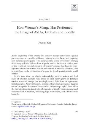 How Women's Manga Has Performed the Image of Asias, Globally And