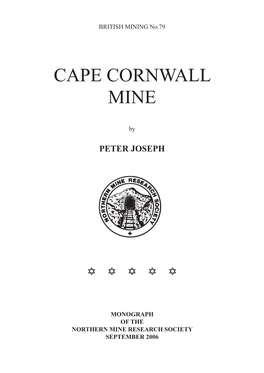 Cape Cornwall Mine