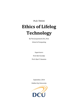 Ethics of the Sensor