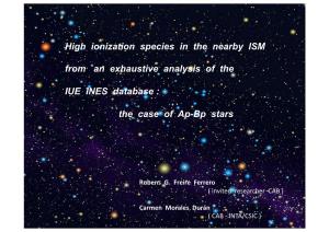 High Ionization Species in the Nearby ISM from an Exhaustive Analysis of the IUE INES Database