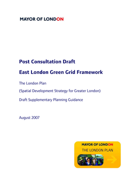 Post Consultation Draft East London Green Grid Framework
