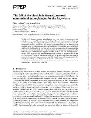 The Fall of the Black Hole Firewall