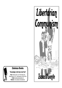 Isaac Puente Website: Libertarian Communism M Page 24
