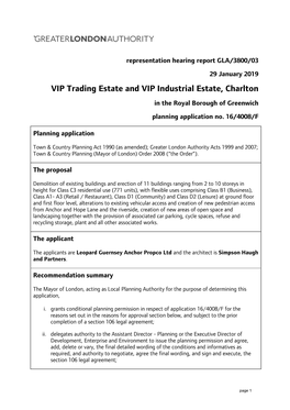 VIP Trading Estate and VIP Industrial Estate, Charlton in the Royal Borough of Greenwich