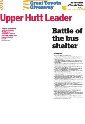 Battle of the Bus Shelter