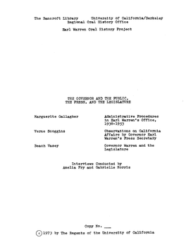 University of California, Berkeley Unified School District, Bay Area Social Planning Council, League of Women Voters, 1956-70