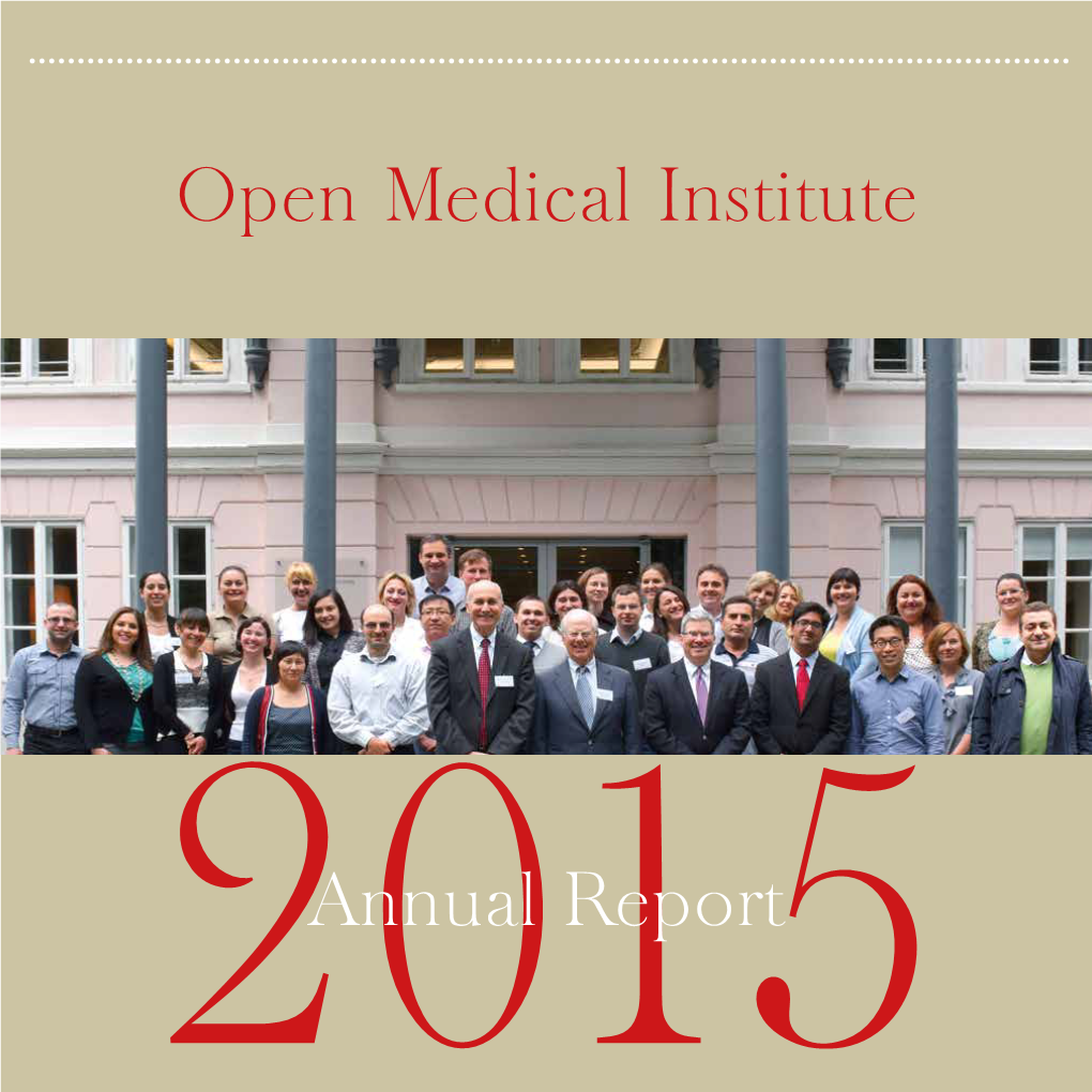 Open Medical Institute Annual Report
