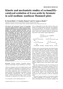 Catalysed Oxidation of 4-Oxo Acids by Bromate in Acid Medium: Nonlinear Hammett Plots