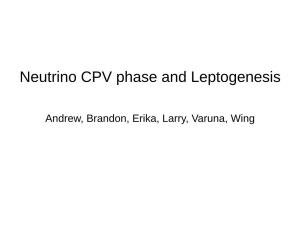 Neutrino CPV Phase and Leptogenesis