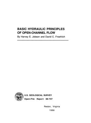 BASIC HYDRAULIC PRINCIPLES of OPEN-CHANNEL FLOW by Harvey E