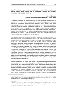 The International Newsletter of Communist Studies XVIII (2012), No