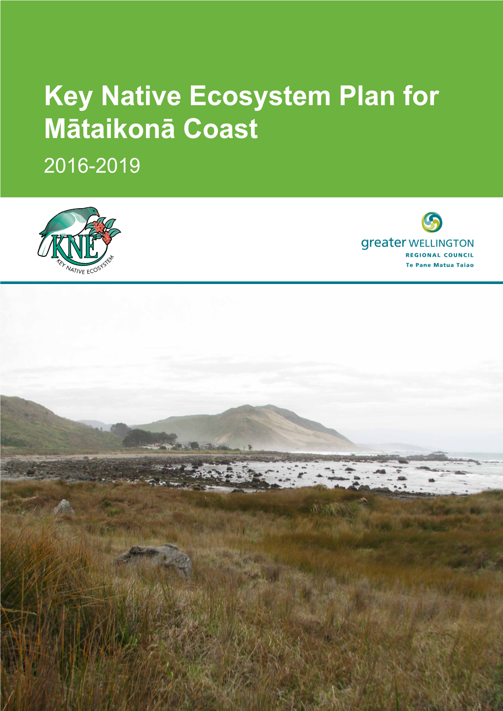 Key Native Ecosystem Plan for Mātaikonā Coast 2016-2019