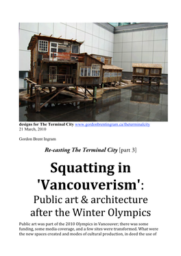 Ingram 2010 Squatting in 'Vancouverism'