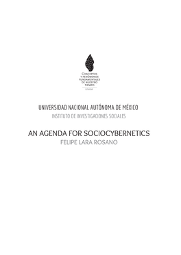 An Agenda for Sociocybernetics Felipe Lara Rosano