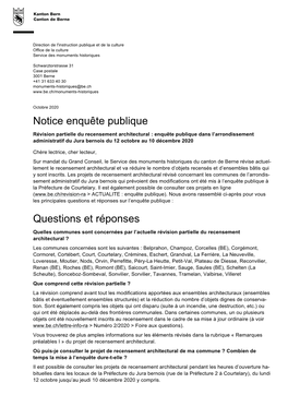 Notice Enquête Publique Questions Et Réponses