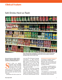 Soft Drinks: Hard on Teeth