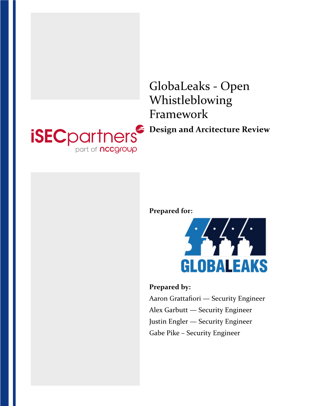 Open Whistleblowing Framework Design and Arcitecture Review
