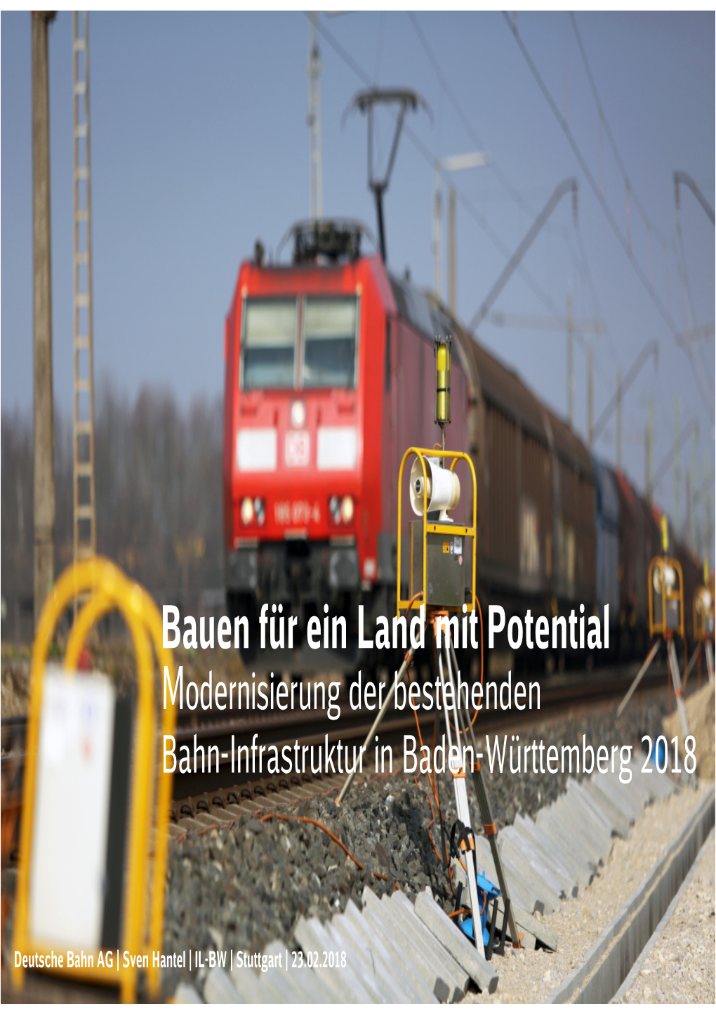 Bahn-Infrastruktur in Baden-Württemberg 2018