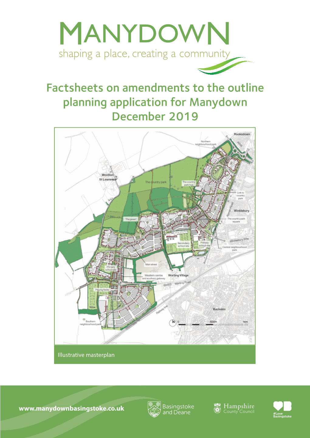Factsheets on Amendments to the Outline Planning Application for Manydown December 2019