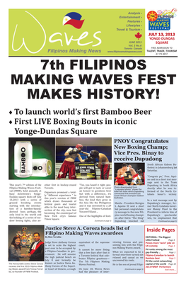 7Th FILIPINOS MAKING WAVES FEST MAKES HISTORY!