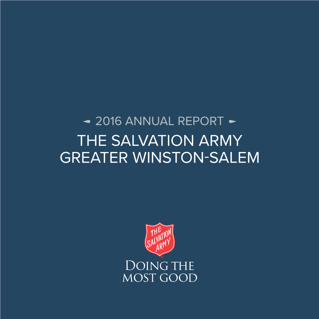 The Salvation Army Greater Winston-Salem