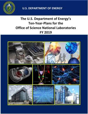 The U.S. Department of Energy's Ten-Year-Plans for the Office Of