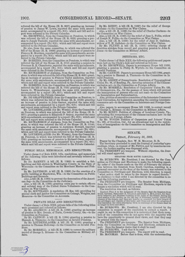 Congressional Record- Senate. 2203