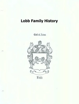 Lobb Family History