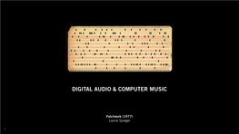 10 Digital Audio