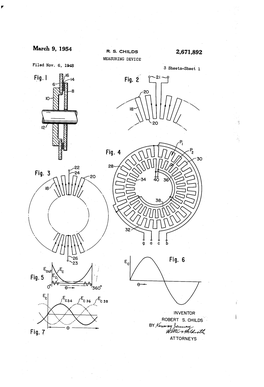 March 9, 1954 RS. CHILDS 2,671,892 MEASURING DEVICE Filed Nov