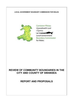 Review of Community Boundaries in the City and County of Swansea