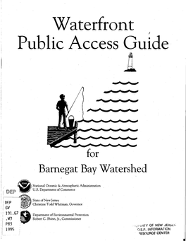 Waterfront Public Access Guide for Barnegat
