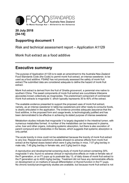 Supporting Document 1 – Risk Assessment (Pdf 918