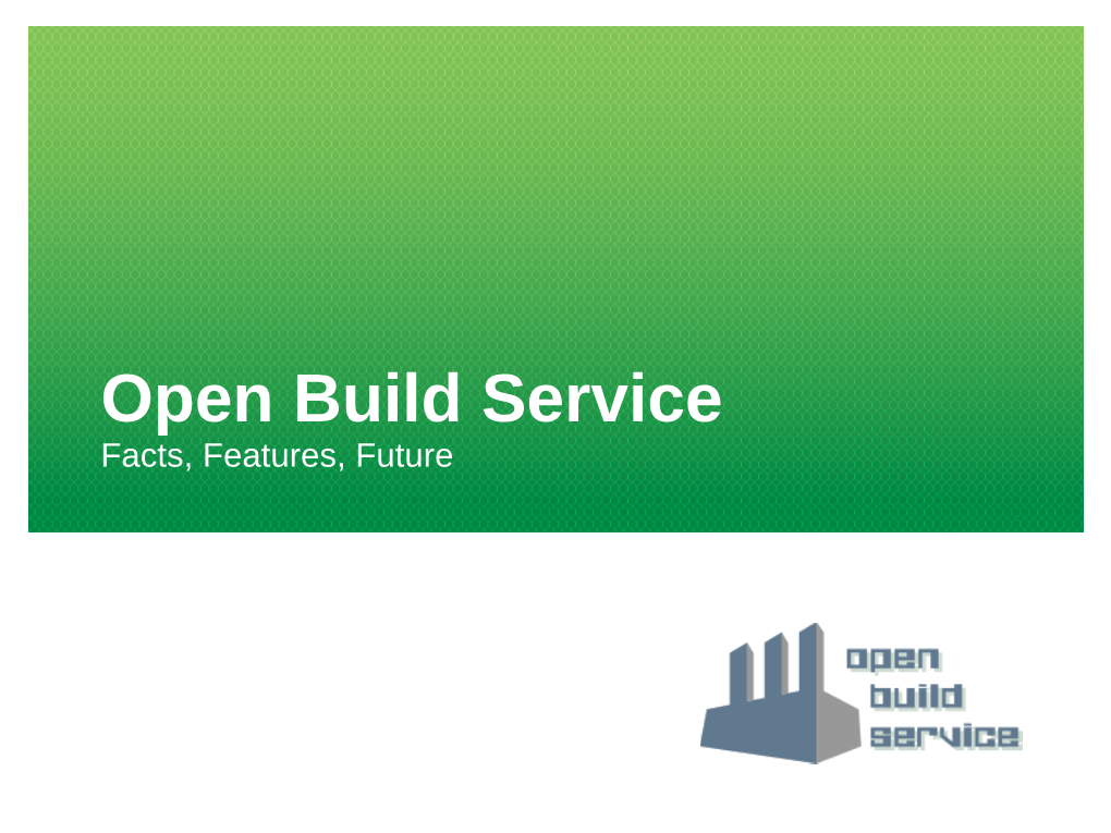 Open Build Service